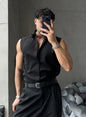 Men's Summer Black Sports Shirt